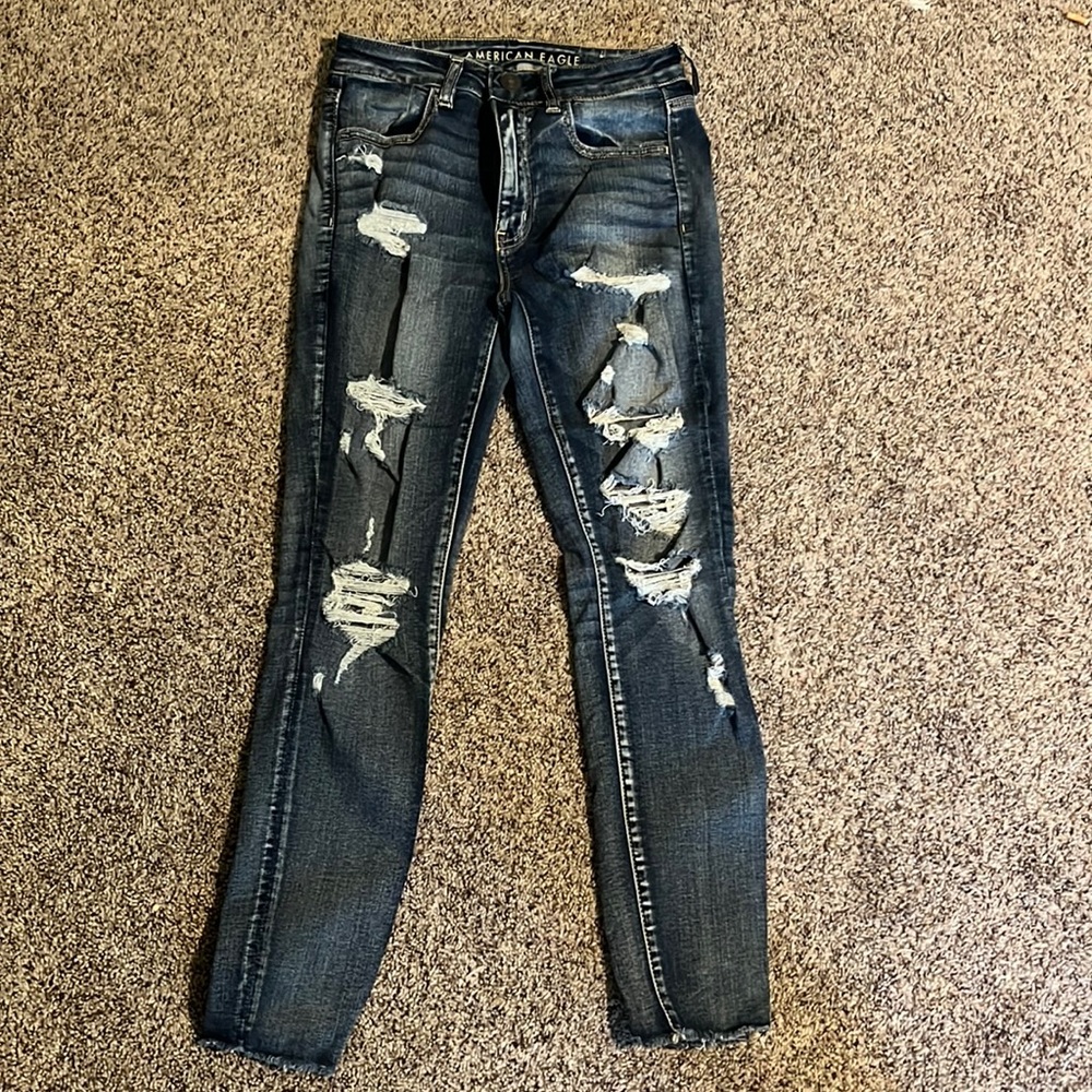 American Eagle Super Stretch Hi-Rise Jegging Crop